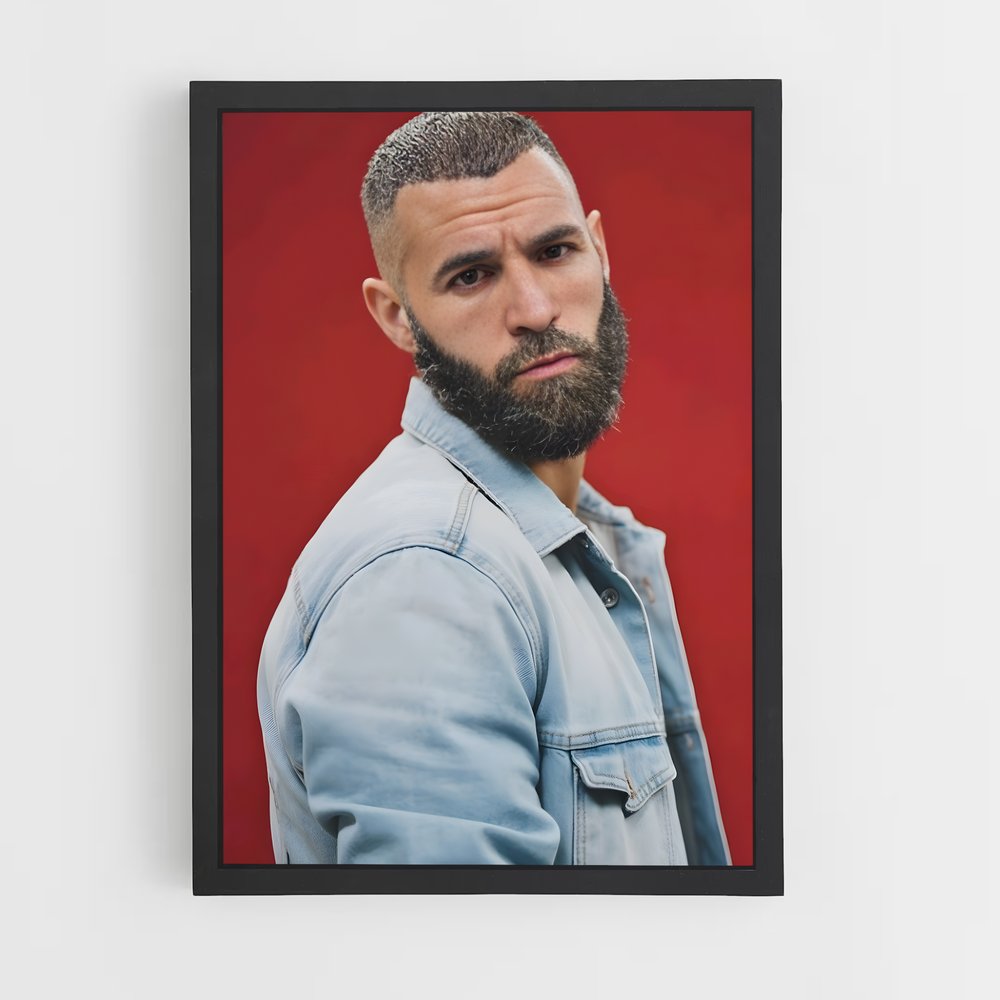 Poster Karim benzema (vue 2)